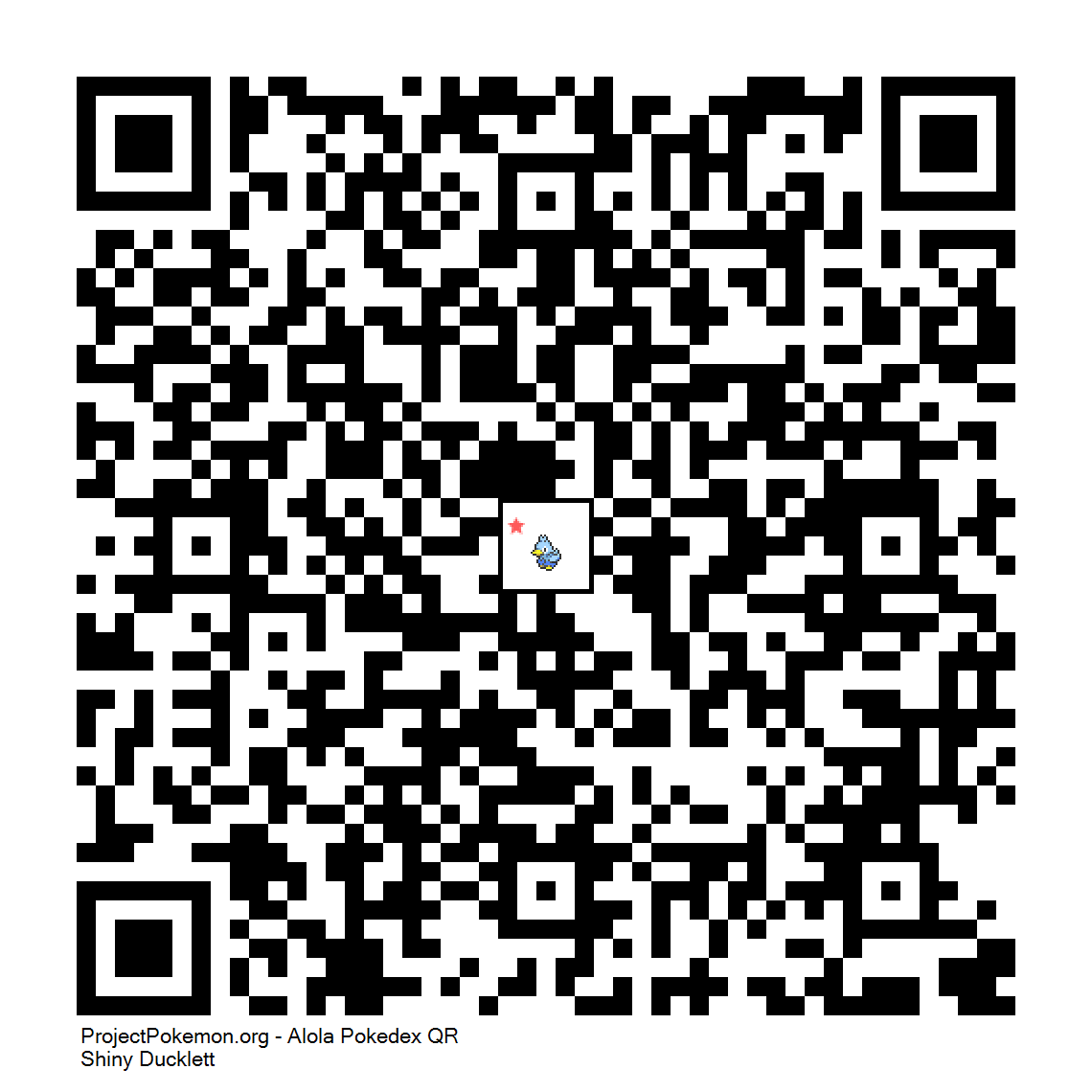 Cdigo QR de Ducklett variocolor